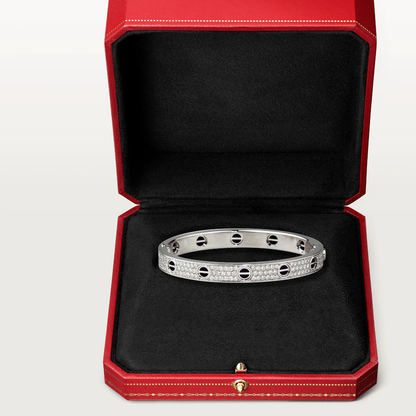 [vivabelle]LOVE BRACELET 6.1MM DIAMOND-PAVED CERAMIC