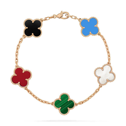 [vivabelle]KLEE 5 MOTIVE MEHRFARBIGES ARMBAND