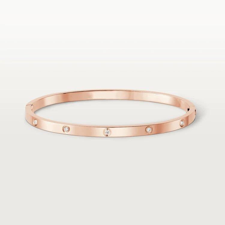 [vivabelle]LOVE BRACELET 3.65MM 10 DIAMONDS
