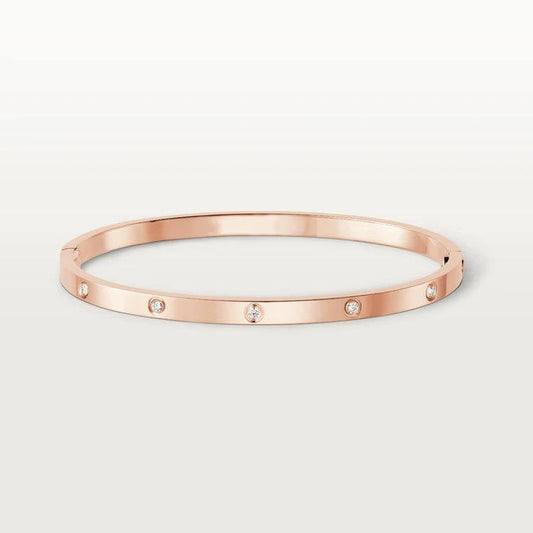 [vivabelle]LOVE BRACELET 3.65MM 10 DIAMONDS