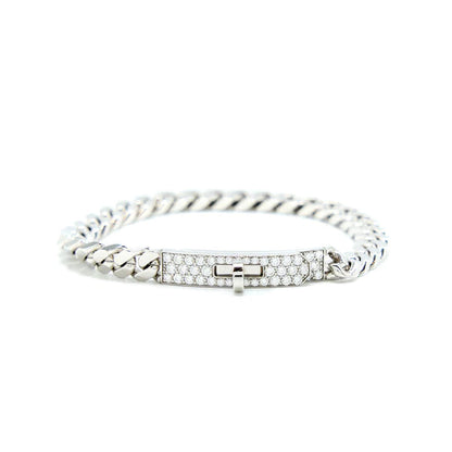 [vivabelle]KELLY CHAIN ​​SILBER DIAMANTARMBAND