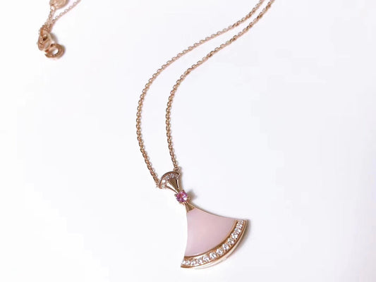 [vivabelle]DREAM NECKLACE PINK MOP DIAMOND