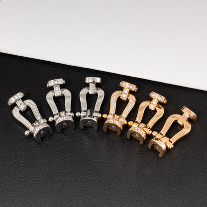 [vivabelle]FORCE LARGE HORSESHOE NO DIAMOND BRACELET SILVER