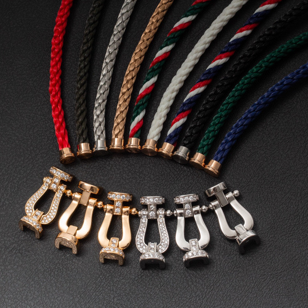 [vivabelle]FORCE LARGE HORSESHOE NO DIAMOND BRACELET SILVER