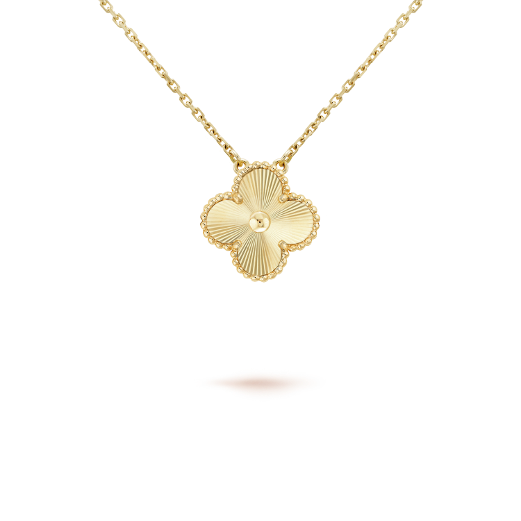 [vivabelle]CLOVER 15MM LASER NECKLACE