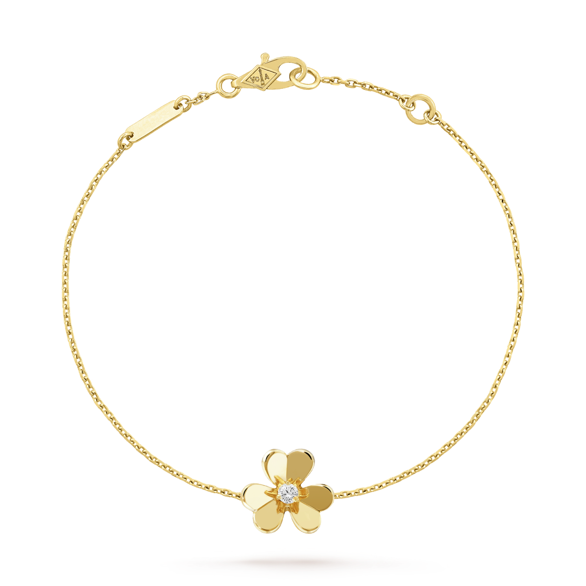 [vivabelle]FRIVOLE GOLD BLUME ROSA MALACHIT ARMBAND