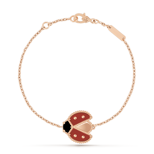 [vivabelle]LUCKY SPRING 1 MOTIV ROSÉGOLDARMBAND