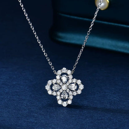 [vivabelle] LOOP HALSKETTE VOLLMOTIV DIAMANT 16MM MEHRERE FARBEN