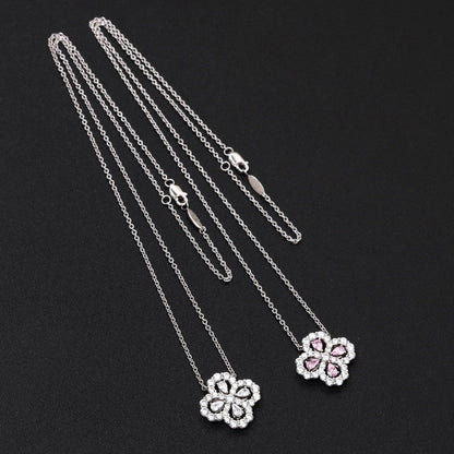 [vivabelle] LOOP HALSKETTE VOLLMOTIV DIAMANT 16MM MEHRERE FARBEN