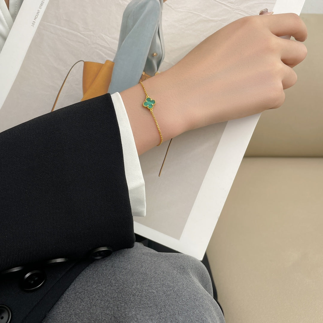 [vivabelle]KLEE-ARMBAND MALACHIT 1 MOTIV