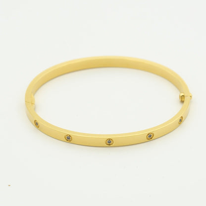 [vivabelle]LOVE BRACELET 3.65MM 10 DIAMONDS