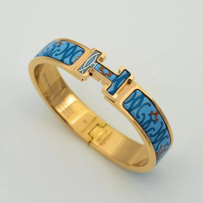 [vivabelle]H BRACELET BLUE MULTICOLOR
