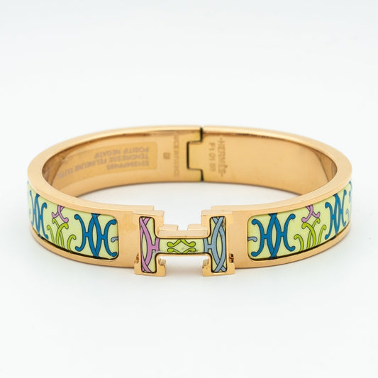 [vivabelle]H BRACELET BEIGE MULTICOLOR