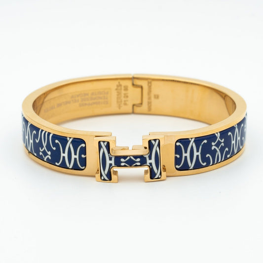[vivabelle]H BRACELET BLACK MULTICOLOR