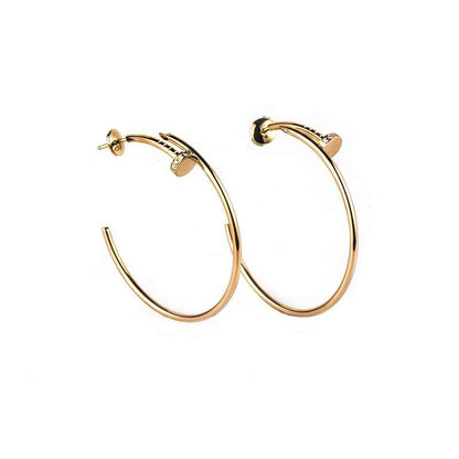 [vivabelle]JUSTE OHRRINGE GOLD DIAMANTEN 1,8MM 