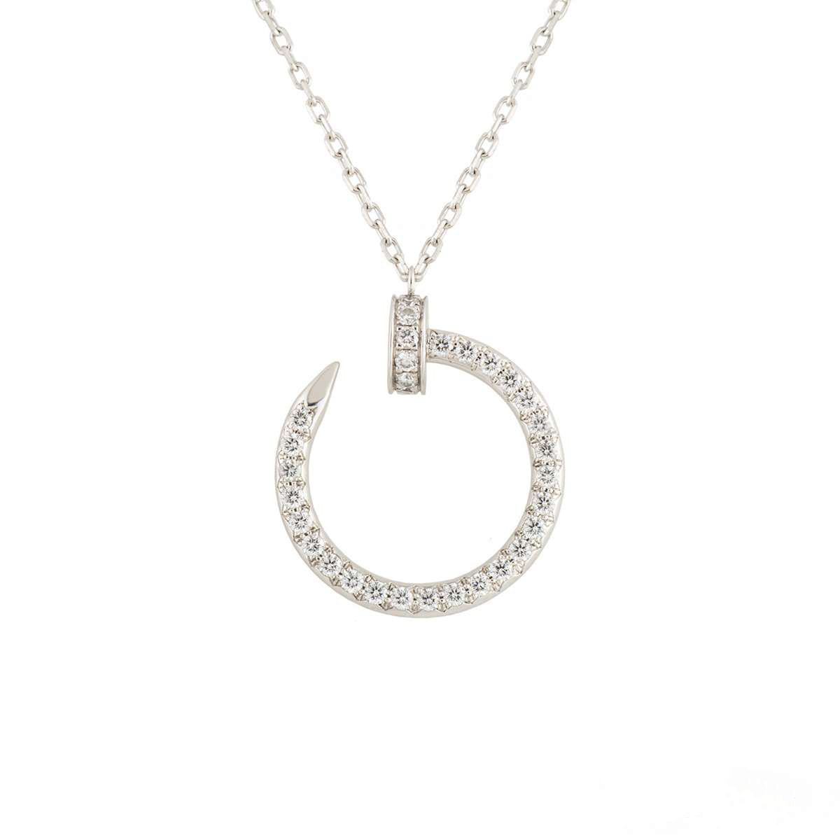 [vivabelle]JUSTE HALSKETTE SILBER DIAMANTEN 