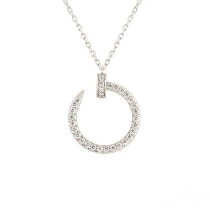 [vivabelle]JUSTE HALSKETTE SILBER DIAMANTEN 