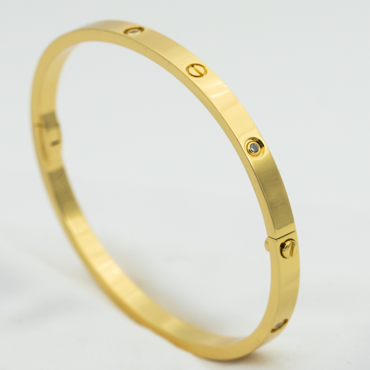 [vivabelle]LOVE BRACELET 3.65MM 6 DIAMONDS