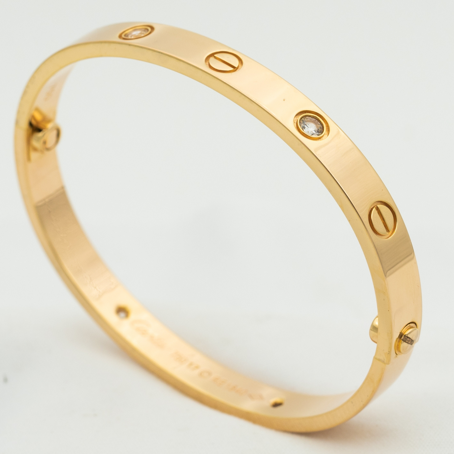[vivabelle]LOVE BRACELET 6.1MM 4 DIAMONDS