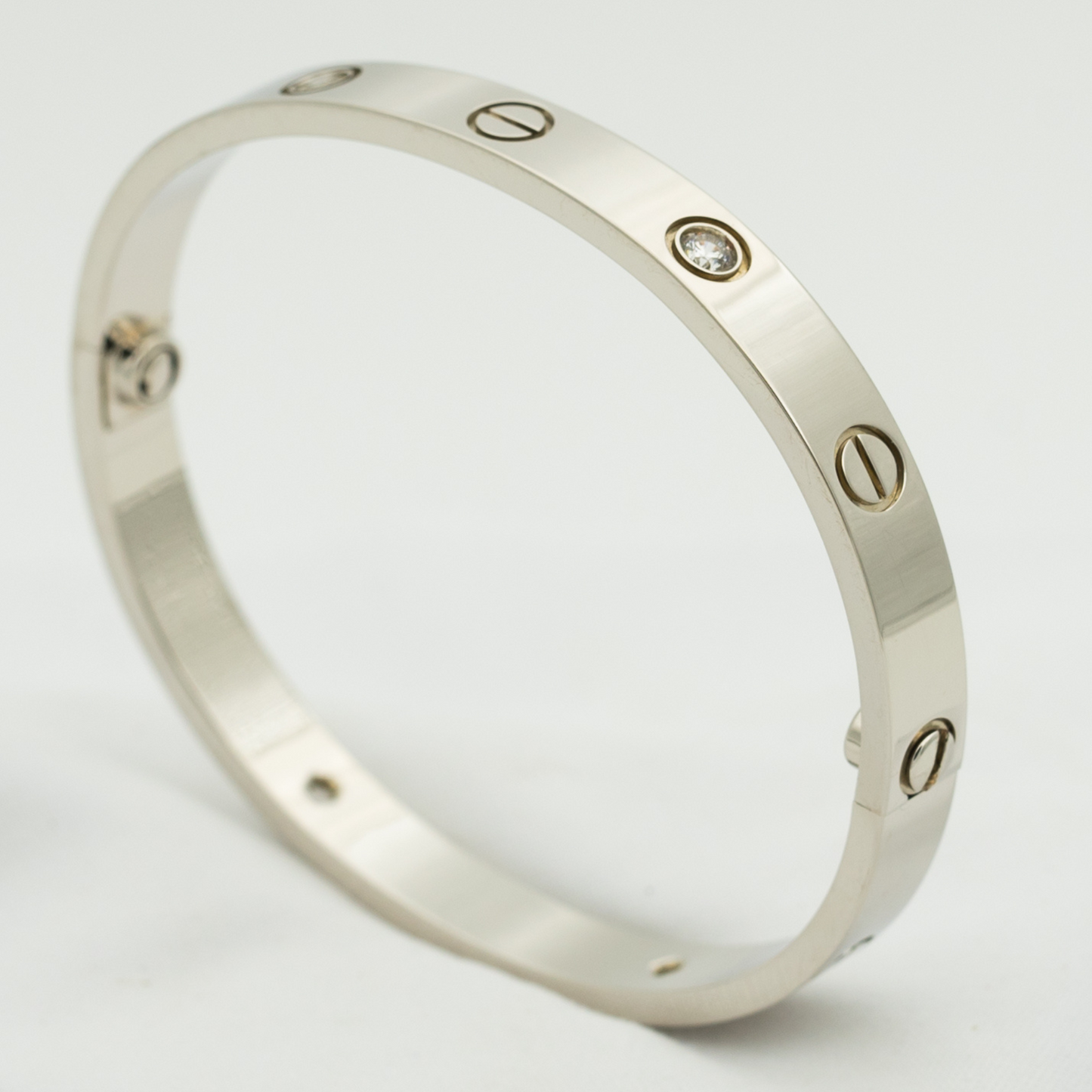 [vivabelle]LOVE BRACELET 6.1MM 4 DIAMONDS