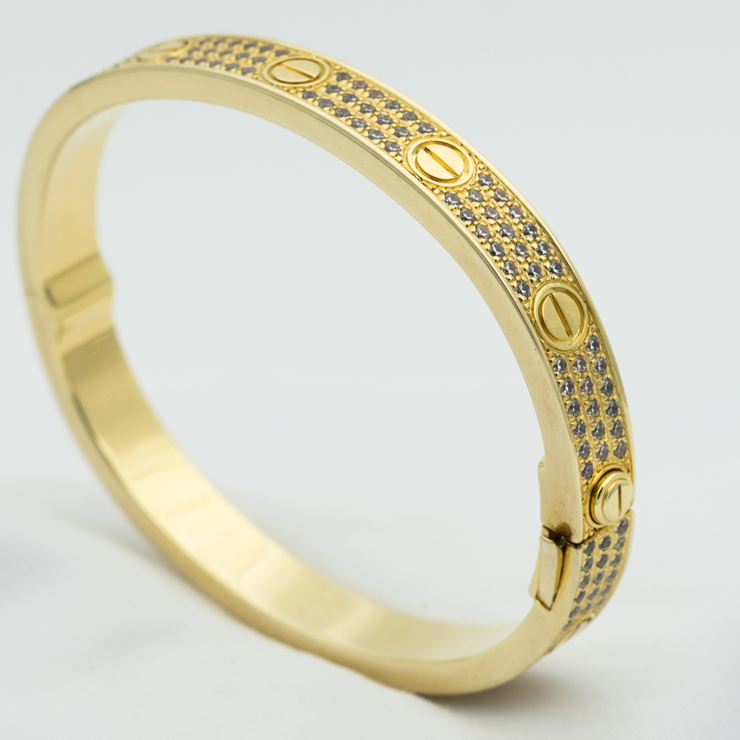 [vivabelle]LOVE BRACELET 6.1MM DIAMOND-PAVED