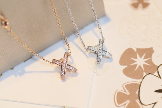 [vivabelle]JEUX DE DIAMOND NECKLACE