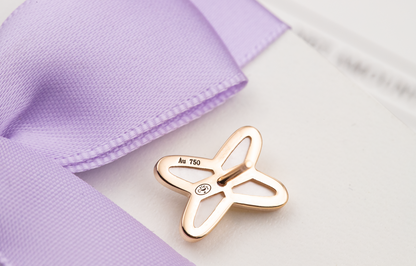 [vivabelle]JEUX DE WHITE MOP PINK GOLD DIAMANT OHRRINGE