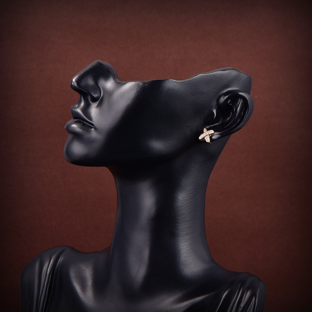 [vivabelle]JEUX DE GOLD DIAMANT-OHRRINGE