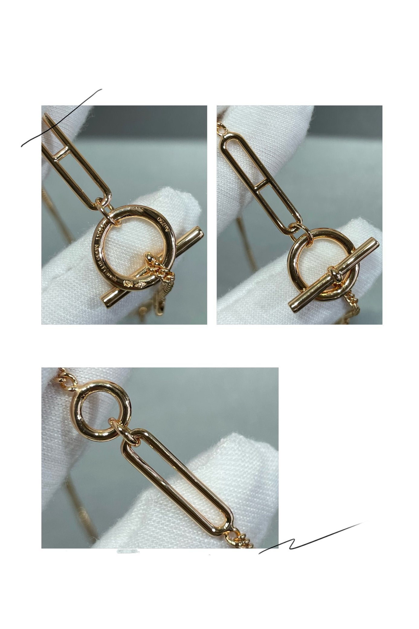 [vivabelle]HM STERLING CHAINE D'ANCRE HERZ