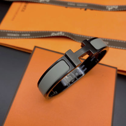 [vivabelle]CLIC HM SO BLACK GREY BRACELET