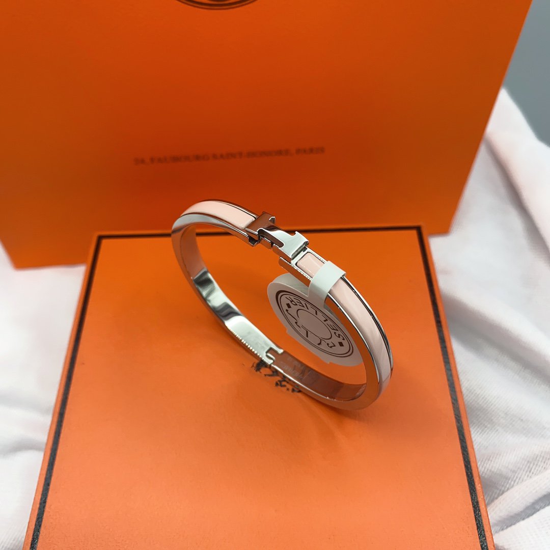 [vivabelle]CLASSIC HM CLIC  PINK 8MM ENAMEL BRACELET