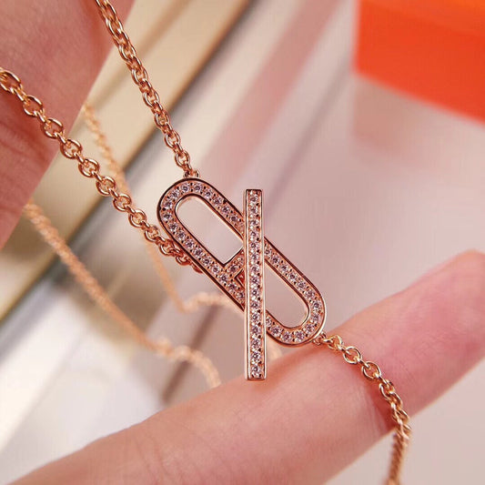 [vivabelle]HM FIRE PIG NOSE NECKLACE TRENDY STREET