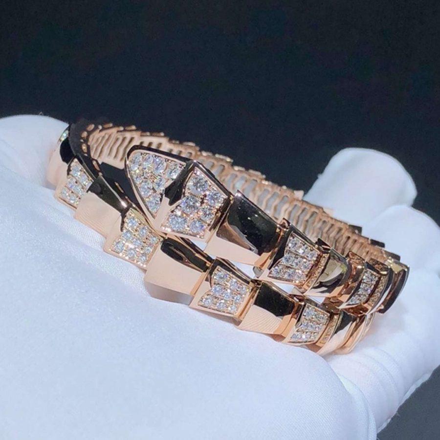 [vivabelle]SERPENTI BRACELET PINK GOLD DIAMOND