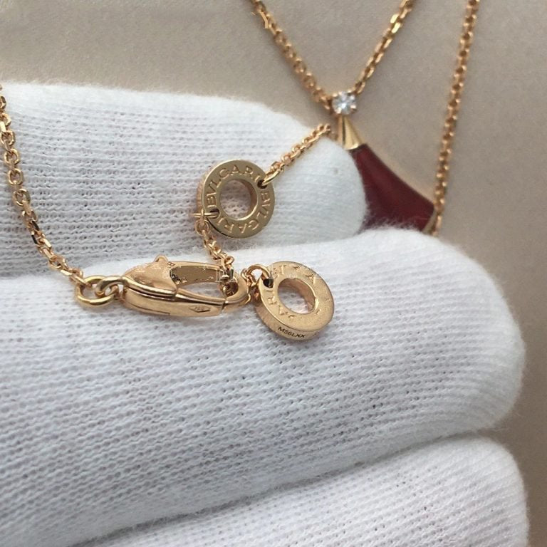 [vivabelle]DREAM NECKLACE CARNELIAN 1 DIAMOND