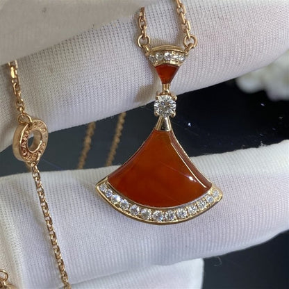 [vivabelle]DREAM NECKLACE CARNELIAN DIAMOND