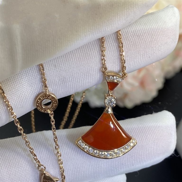 [vivabelle]DREAM NECKLACE CARNELIAN DIAMOND