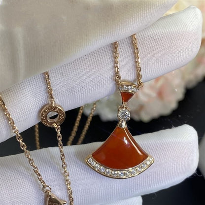 [vivabelle]DREAM NECKLACE CARNELIAN DIAMOND