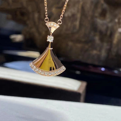 [vivabelle]DREAM NECKLACE PINK GOLD DIAMOND