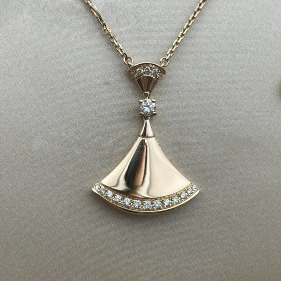 [vivabelle]DREAM NECKLACE PINK GOLD DIAMOND