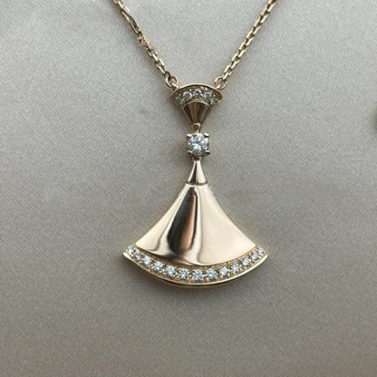 [vivabelle]DREAM NECKLACE PINK GOLD DIAMOND