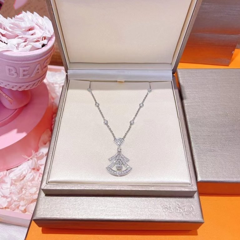 [vivabelle]DREAM NECKLACE WHITE DIAMOND SILVER