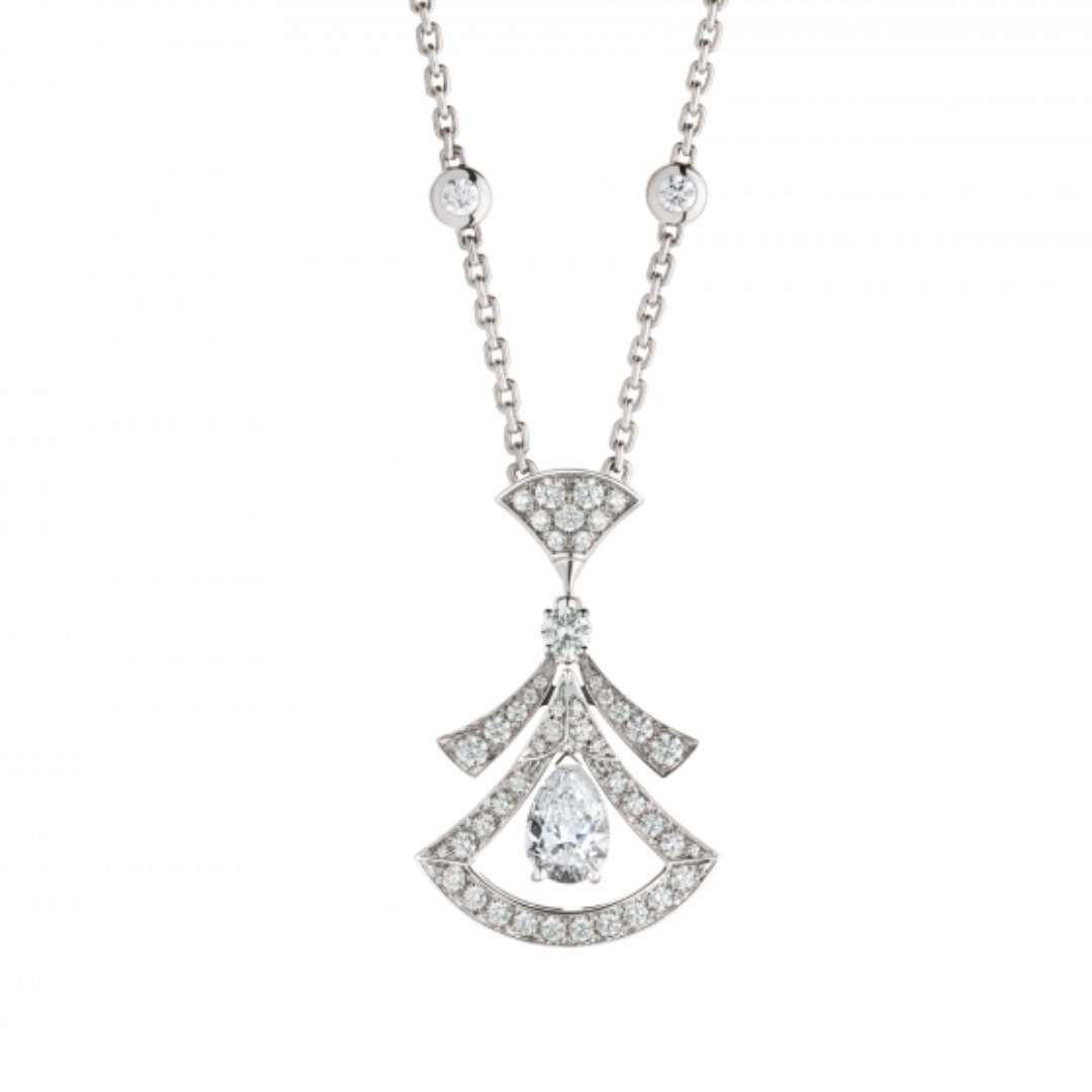 [vivabelle]DREAM NECKLACE WHITE DIAMOND SILVER