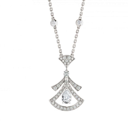 [vivabelle]DREAM NECKLACE WHITE DIAMOND SILVER