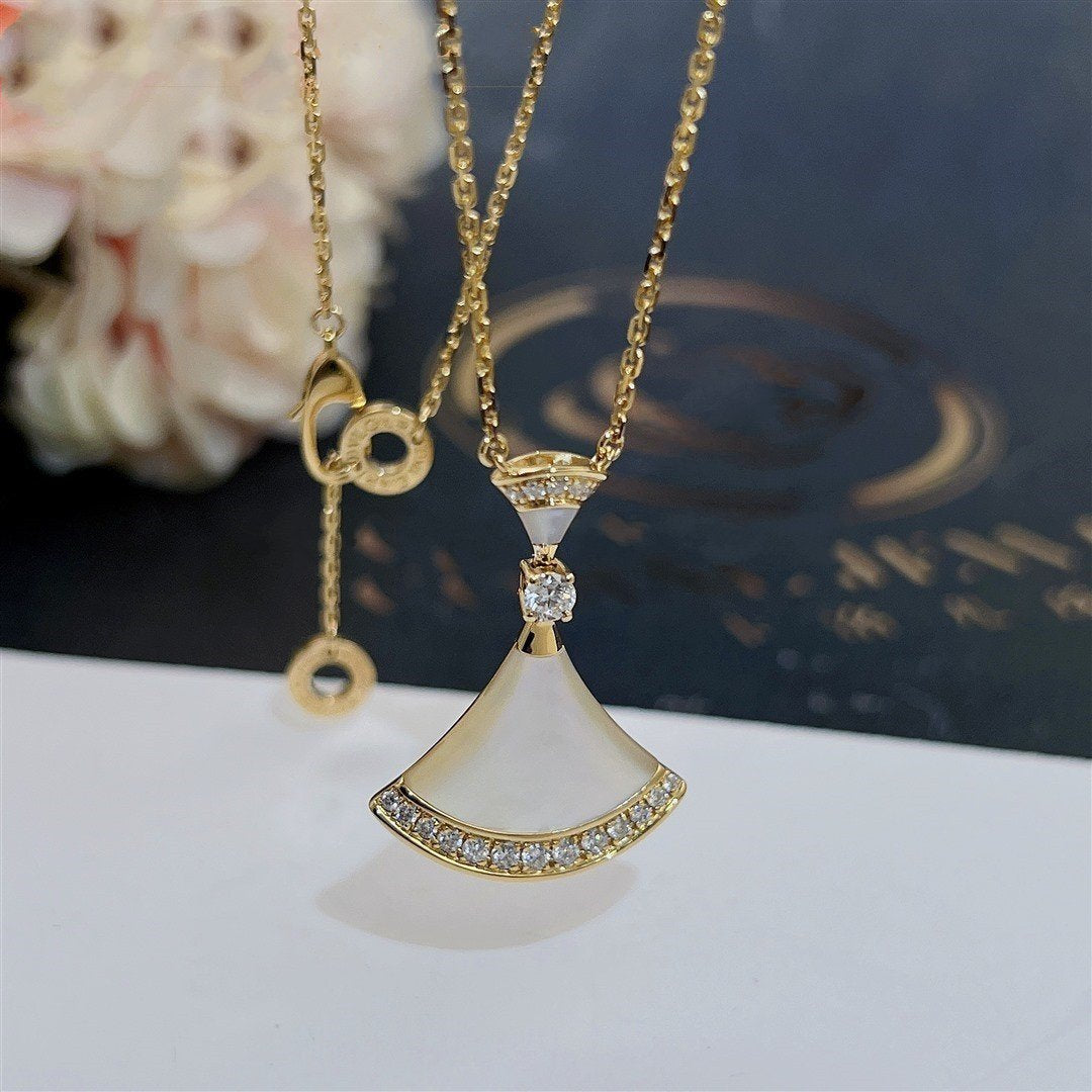 [vivabelle]DREAM NECKLACE MOP GOLD DIAMOND