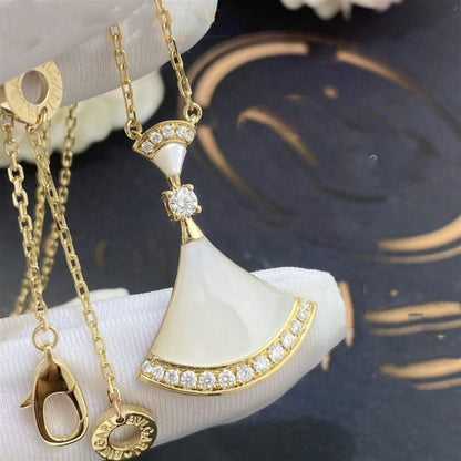 [vivabelle]DREAM NECKLACE MOP GOLD DIAMOND