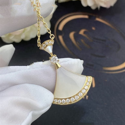 [vivabelle]DREAM NECKLACE MOP GOLD DIAMOND