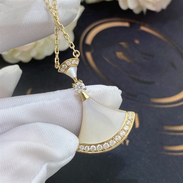 [vivabelle]DREAM NECKLACE MOP GOLD DIAMOND