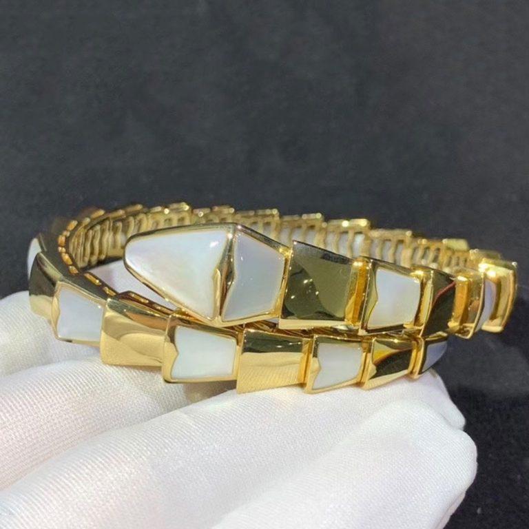 [vivabelle]SERPENTI BRACELET MOP GOLD