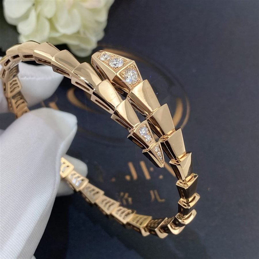 [vivabelle]SERPENTI BRACELET DIAMONDS PINK GOLD