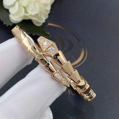 [vivabelle]SERPENTI BRACELET DIAMONDS PINK GOLD
